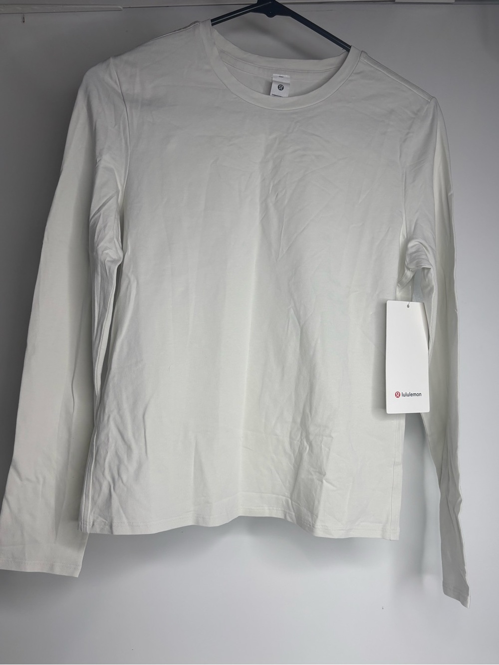 Lululemon Love Organic Cotton Crewneck Long Sleeve Bone XS NWT.